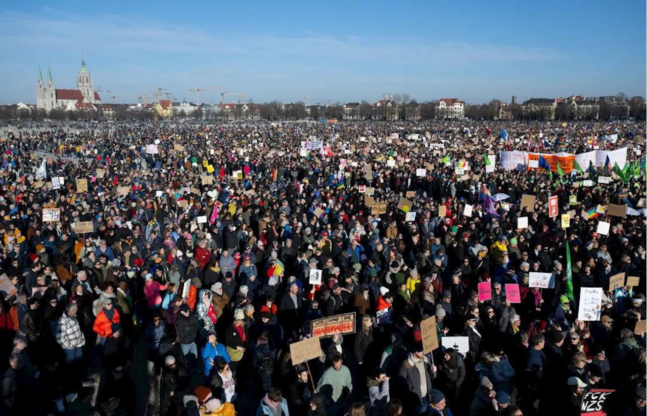 Hunderttausende gegen Rechts in Bayern