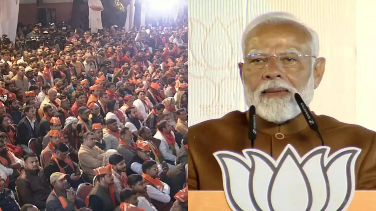 PM Modi Addresses BJP Workers in Delhi After Remarkable Victory