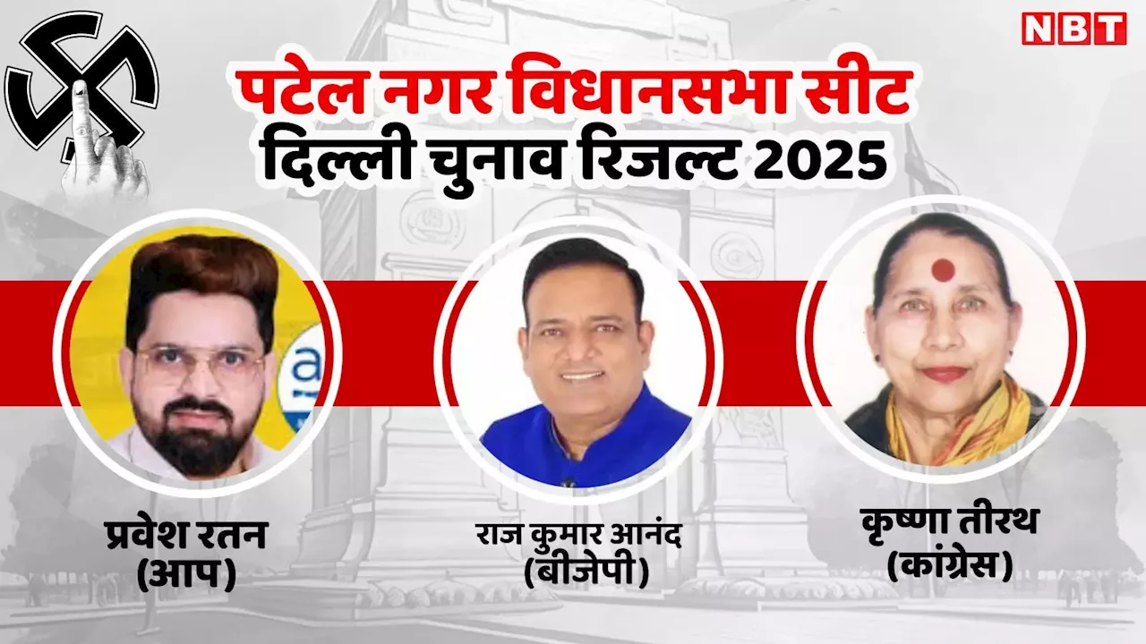 Patel Nagar Election Result 2025: पटेल नगर से बीजेपी के राज कुमार आनंद हारे, AAP के प्रवेश रत्न जीते