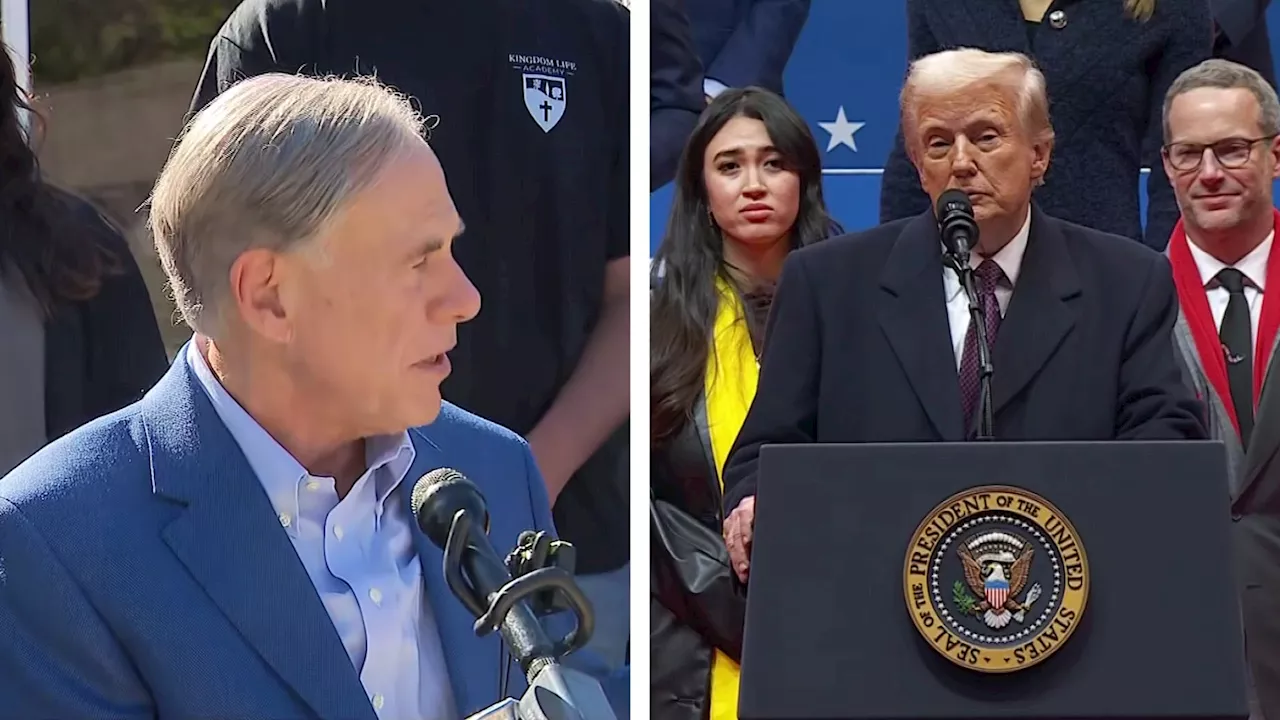 Governor Abbott meets with President Trump about border security