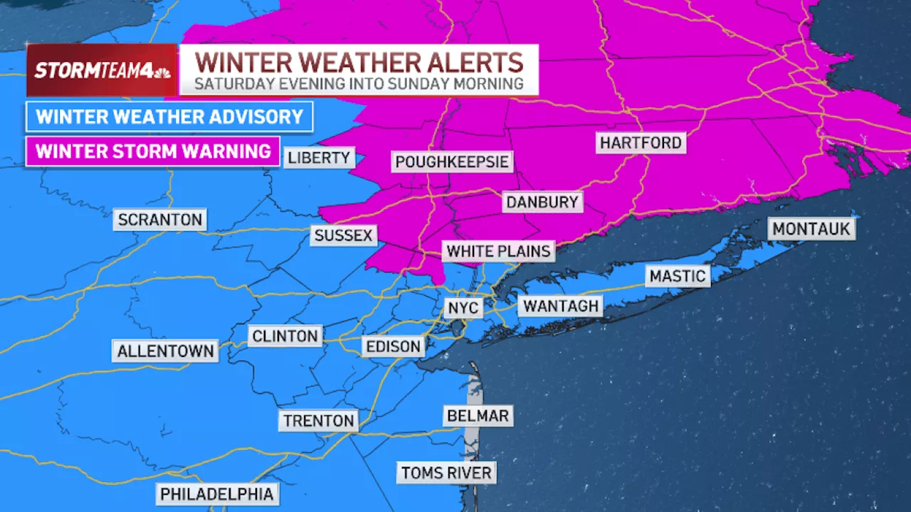 Winter Storm to Bring Snow to New York City and Surrounding Areas