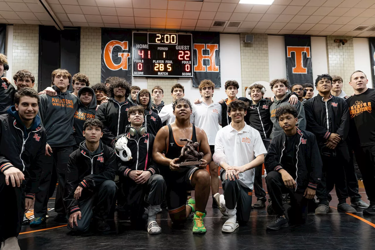 Wrestling: Hasbrouck Heights uses early momentum to capture first NJIC title