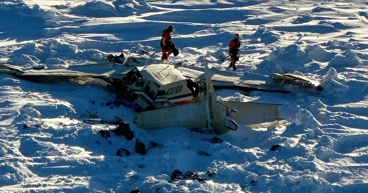 Flugzeugabsturz in Alaska: Vermutlich alle zehn Insassen tot