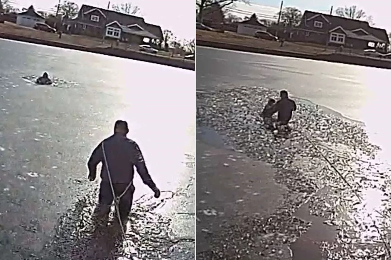 Police Officer Rescues 11-Year-Old Boy From Icy Lake in New Jersey