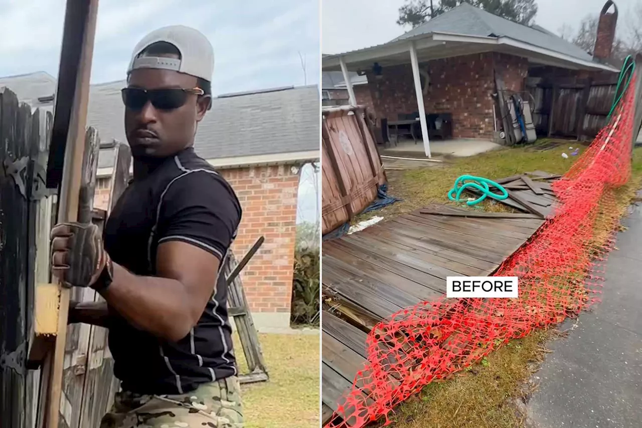 Retiree Builds Neighbor's Fence for Free After Seeing Her Struggles