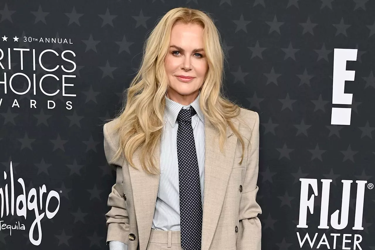 Nicole Kidman Stuns in Saint Laurent at the 2025 Critics Choice Awards