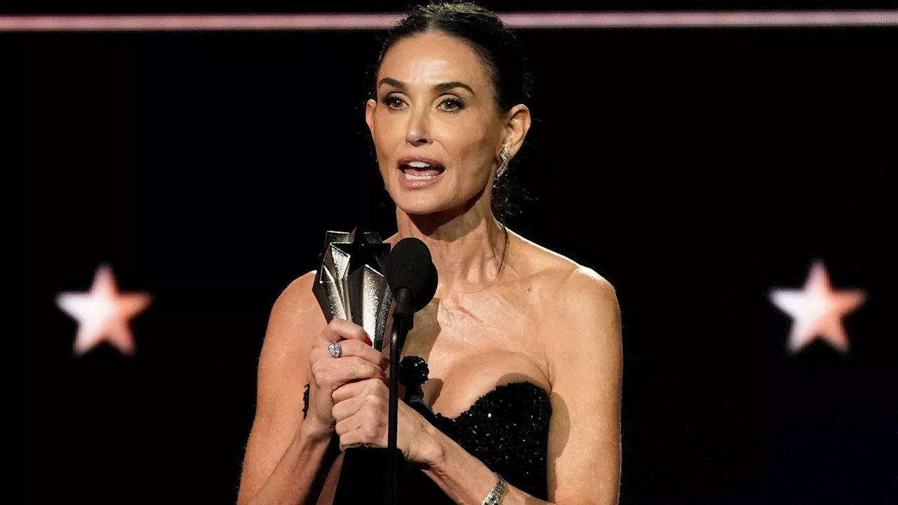 Demi Moore, Zoe Saldana and Kieran Culkin Triumph at Critics Choice Awards