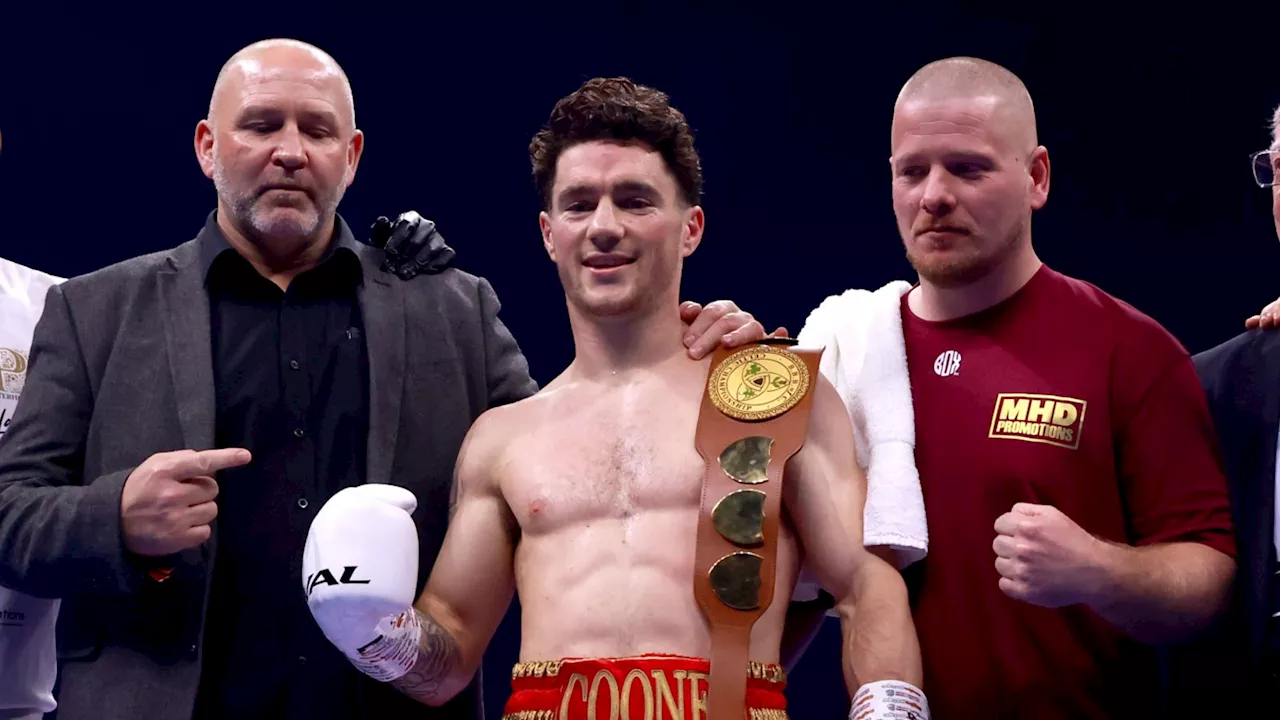 Irish boxer John Cooney dies after suffering brain injury in super-featherweight championship fight