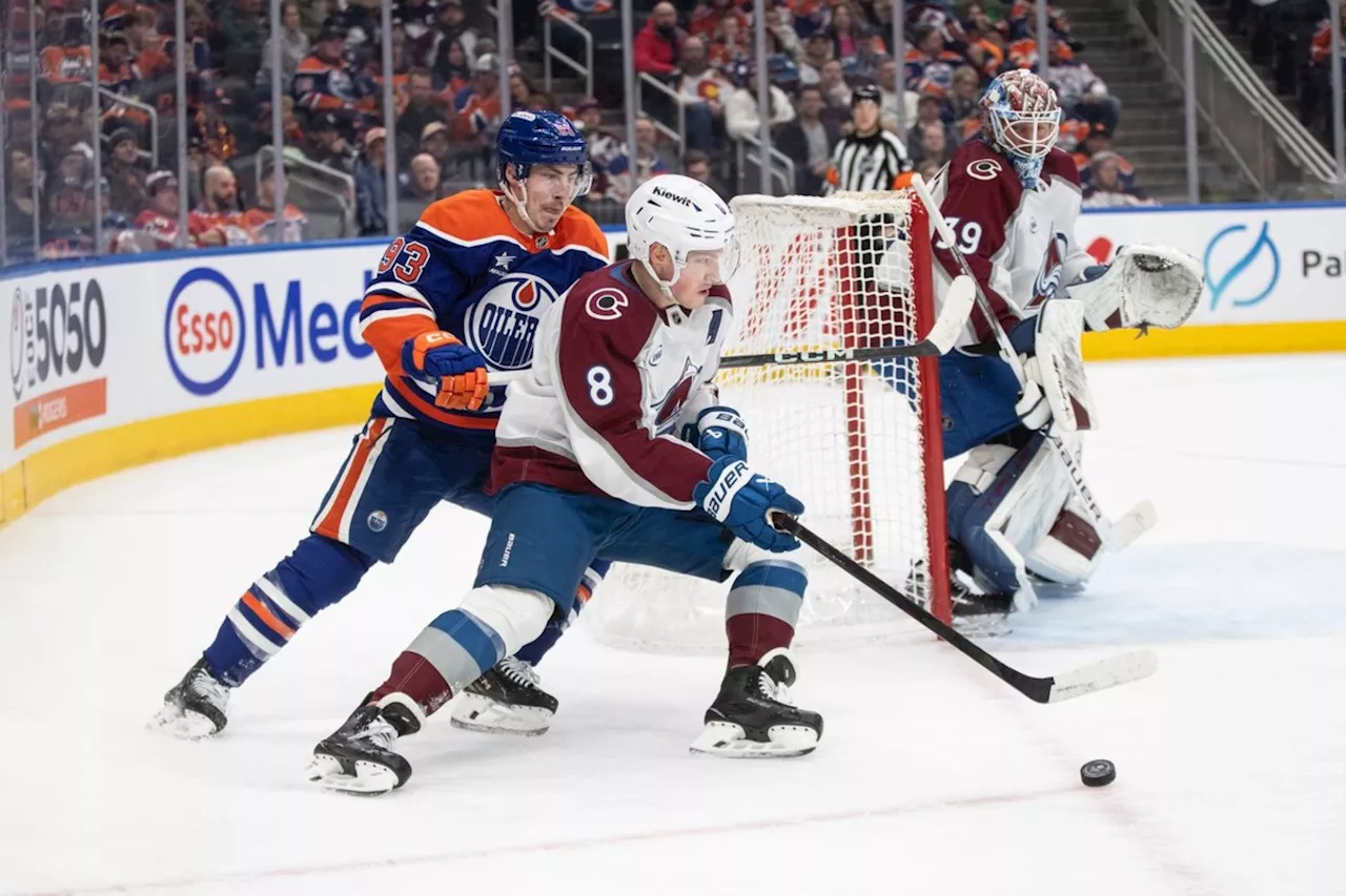 MacKinnon, Makar Power Avalanche Past Oilers in Final Pre-Break Game