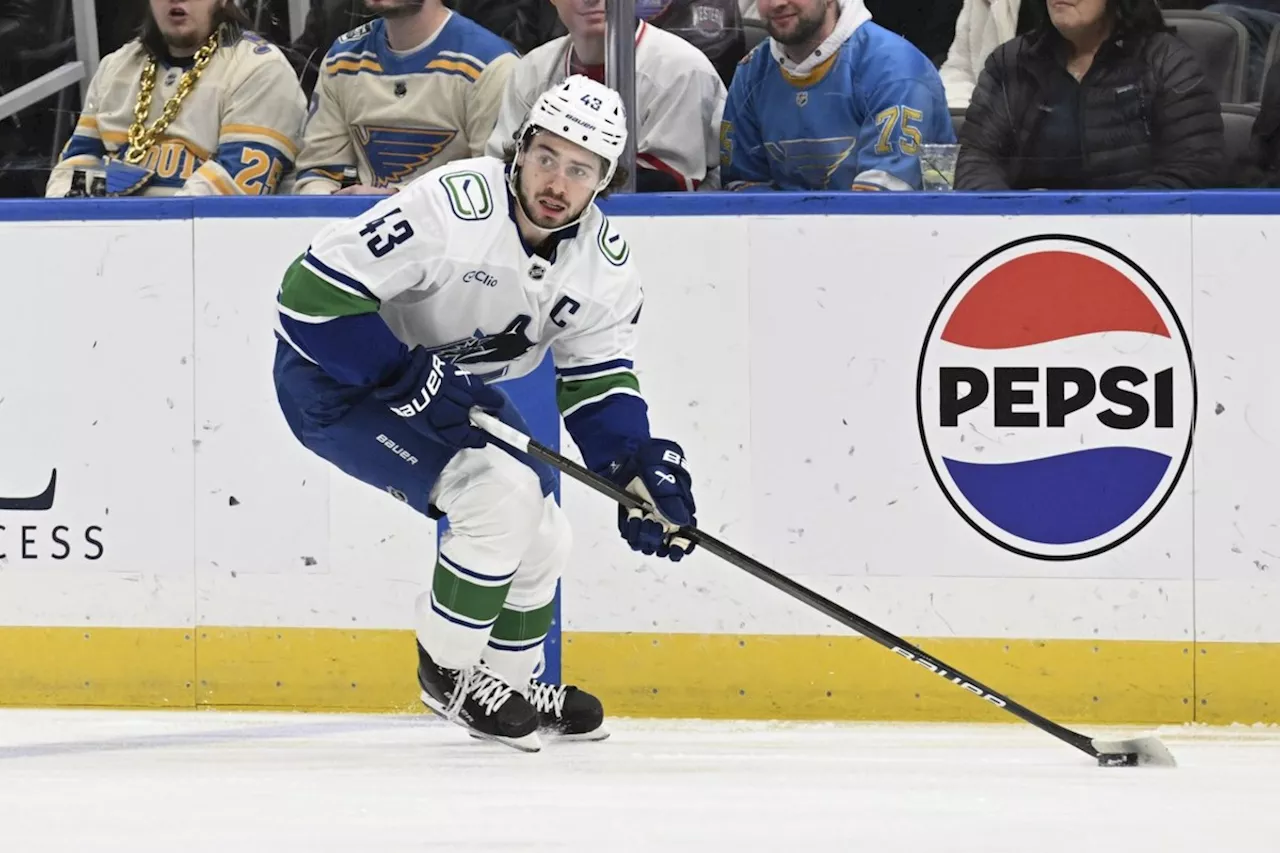 Quinn Hughes to Miss Fourth Straight Game as Canucks Host Maple Leafs