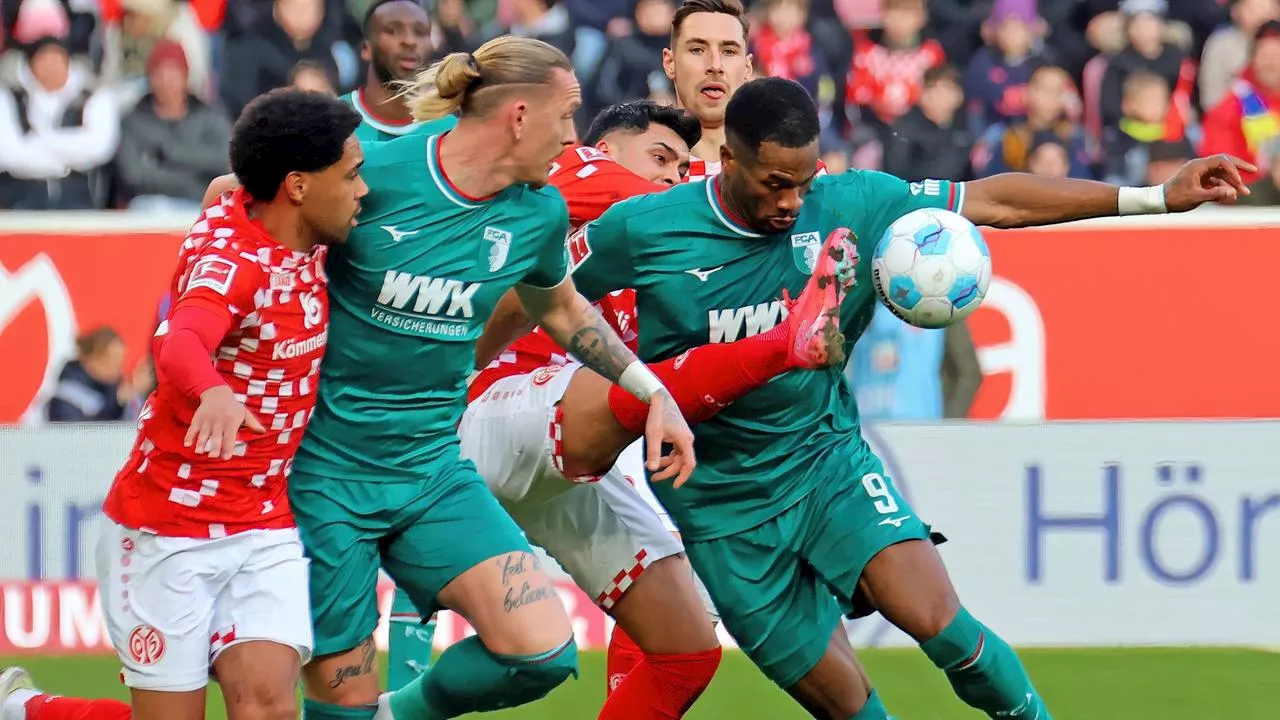 Mainz verpasst Rekorde, Augsburg hält Serie