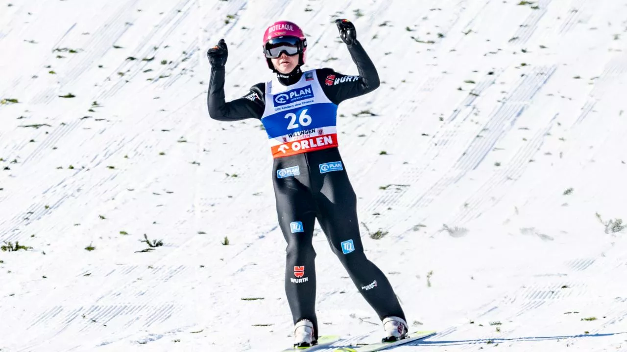 Skispringen: Agnes Reisch fliegt in Lake Placid erstmals aufs Podest