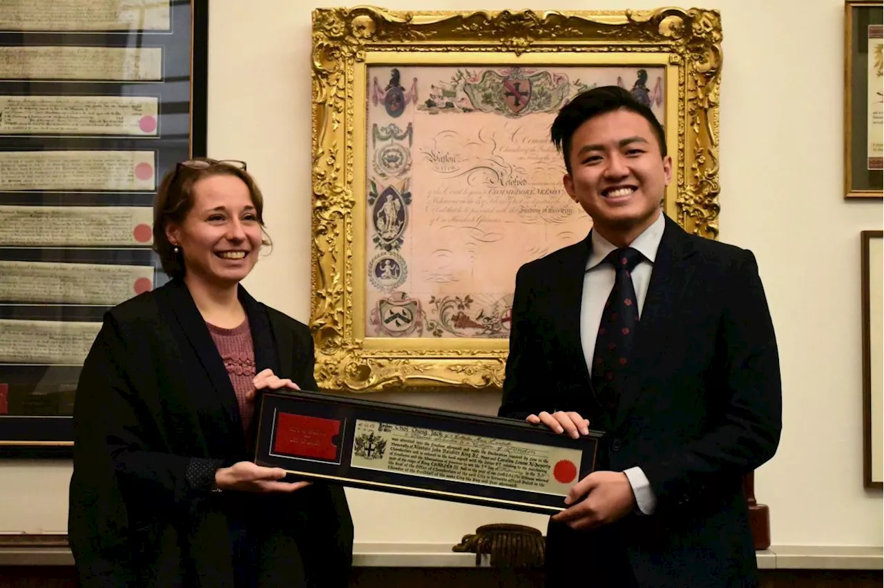 Malaysian Trainee Solicitor Receives Freedom of the City of London