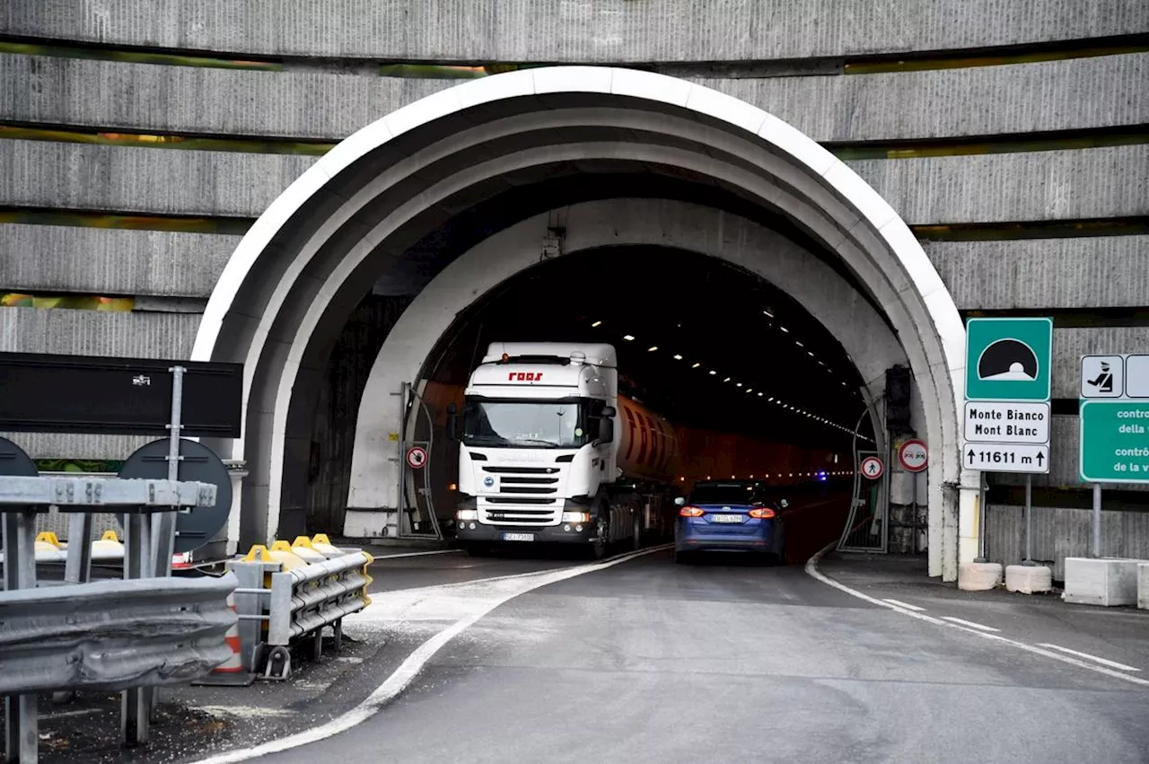 La France et l’Italie envisagent la création d’un deuxième tube au tunnel du Mont-Blanc