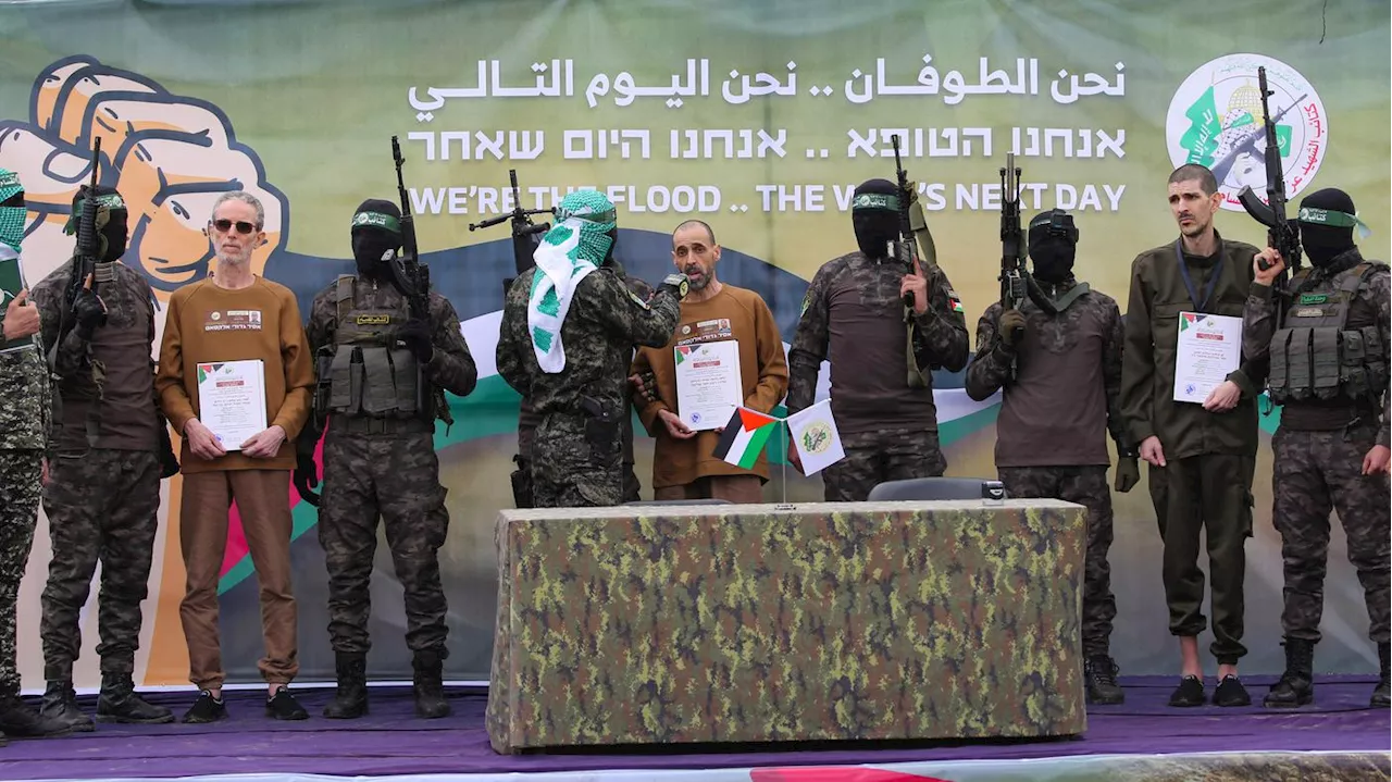 Hamas setzt Geiseln frei: Drei Israelis nach Waffenruhe wieder in Israel