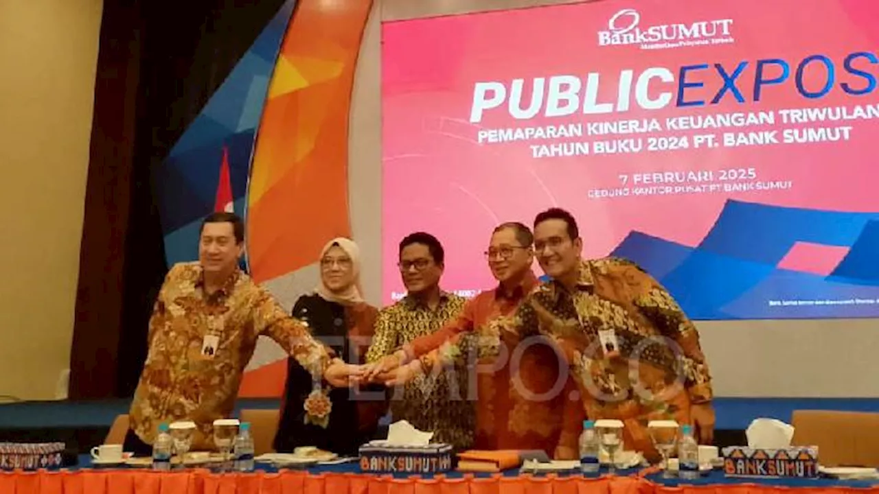 Bank Sumut Bukukan Laba Rp 741 Miliar dan Aset Rp 45,4 Triliun sampai Desember 2024