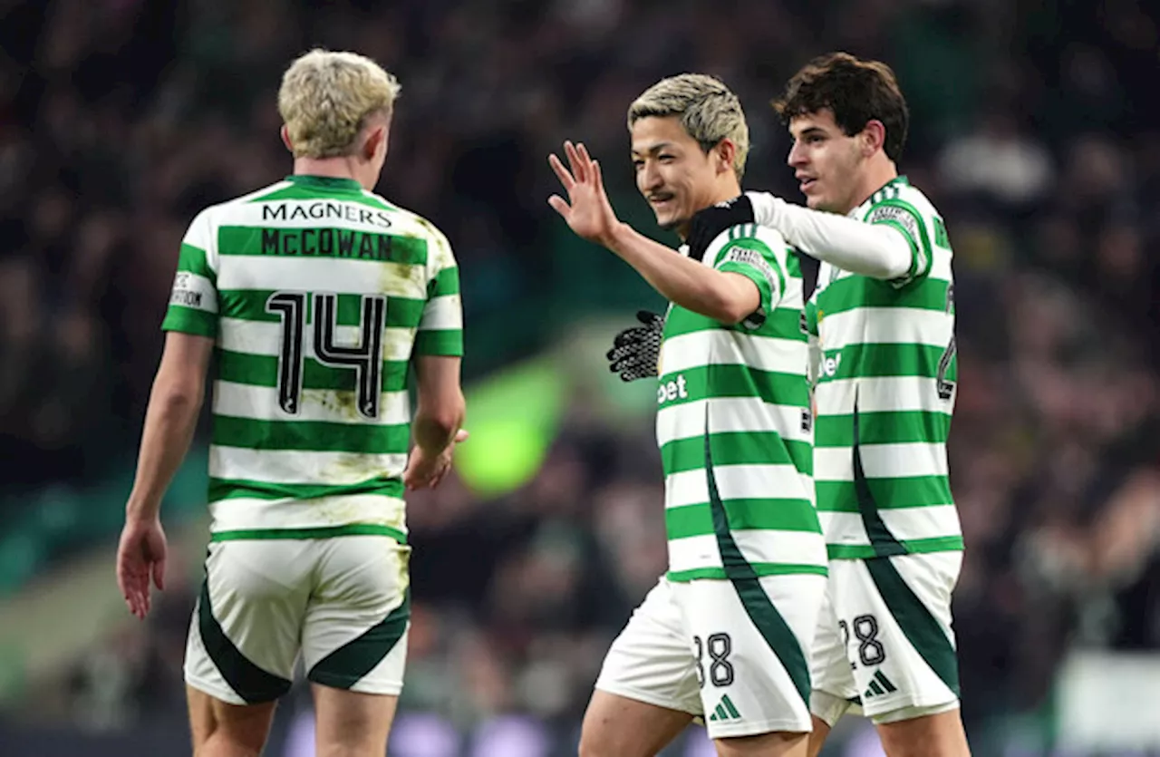 Stand-in centre forward Daizen Maeda's hat-trick helps Celtic cruise into quarter-finals