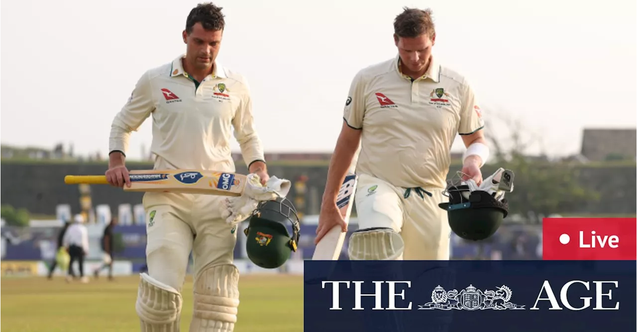 Sri Lanka v Australia second Test day three: Smith, Carey power visitors to strong position