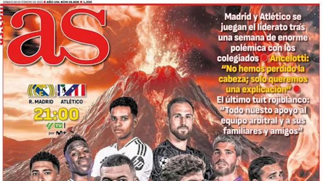 Derby di Madrid e Calciomercato: le prime pagine spagnole