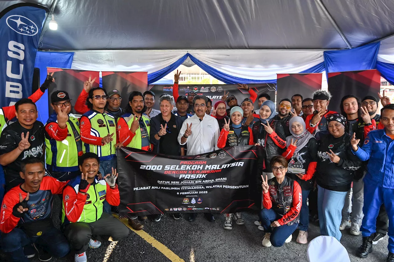 25 Bikers Embark on 1,425km Malaysian '2,000 Corners' Convoy