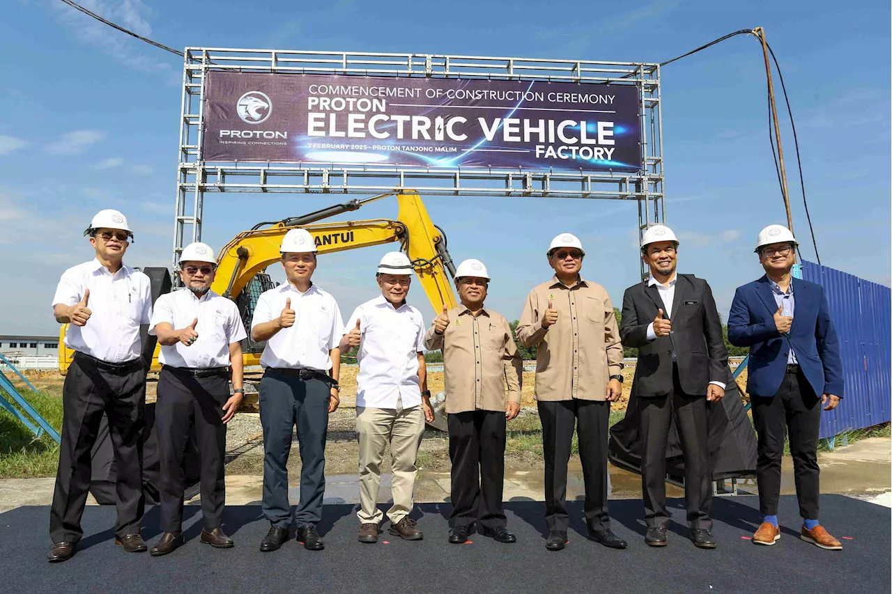 Proton Begins Construction of Electric Vehicle Factory in Malaysia