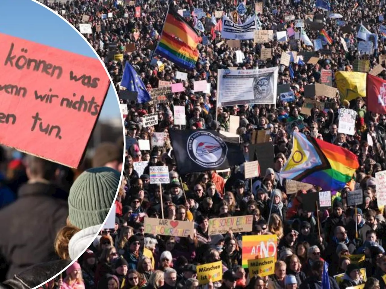 Großdemonstrationen in Deutschland gegen Rechtsextremismus und AfD-Zusammenarbeit