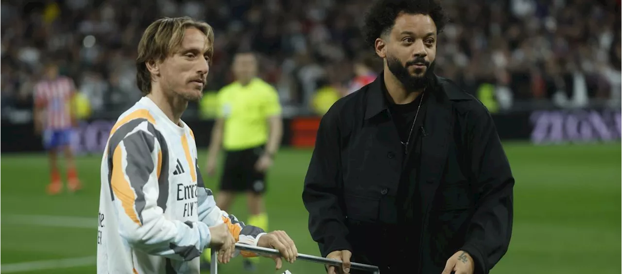 Real Madrid rinde homenaje a Marcelo en el Bernabéu