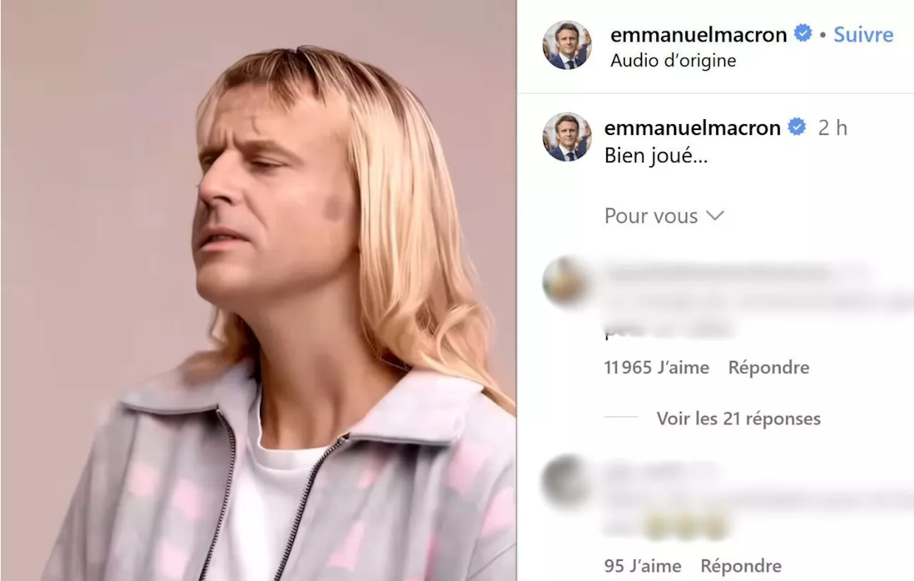 Macron s'amuse avec l'IA dans une vidéo parodique pour promouvoir le sommet sur l'IA