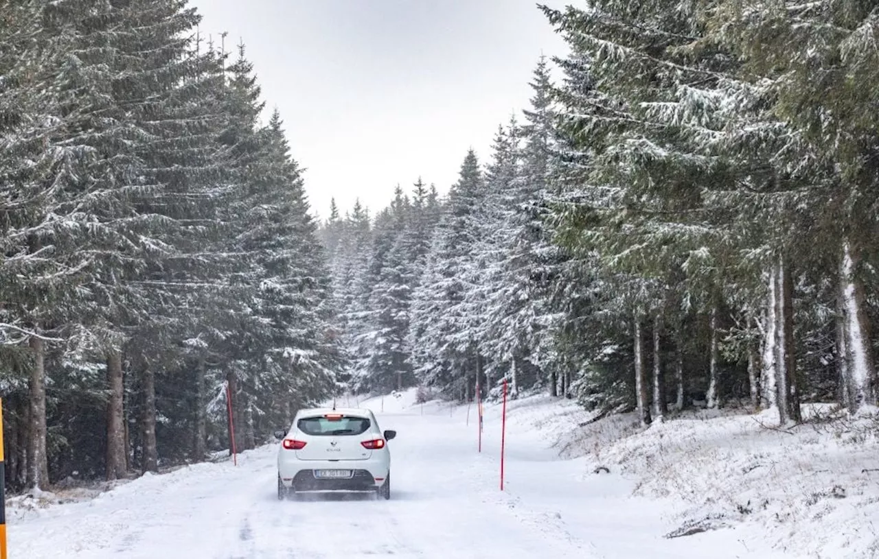 Vigilance orange neige-verglas levée dans le sud du Massif central