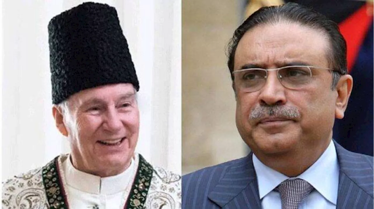 پresident Asif Ali Zardari پرتگال پہنچے، Aga Khan IV کے انتقال پر condole 