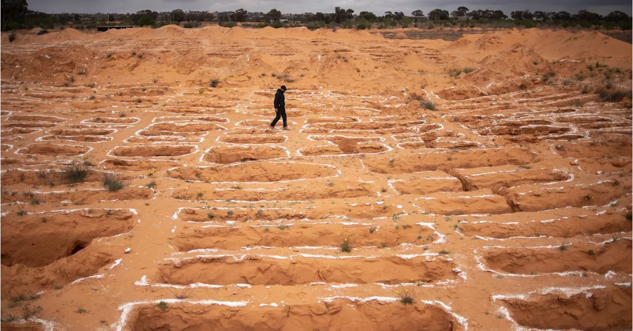 Mass graves with bodies of nearly 50 migrants found in Libya