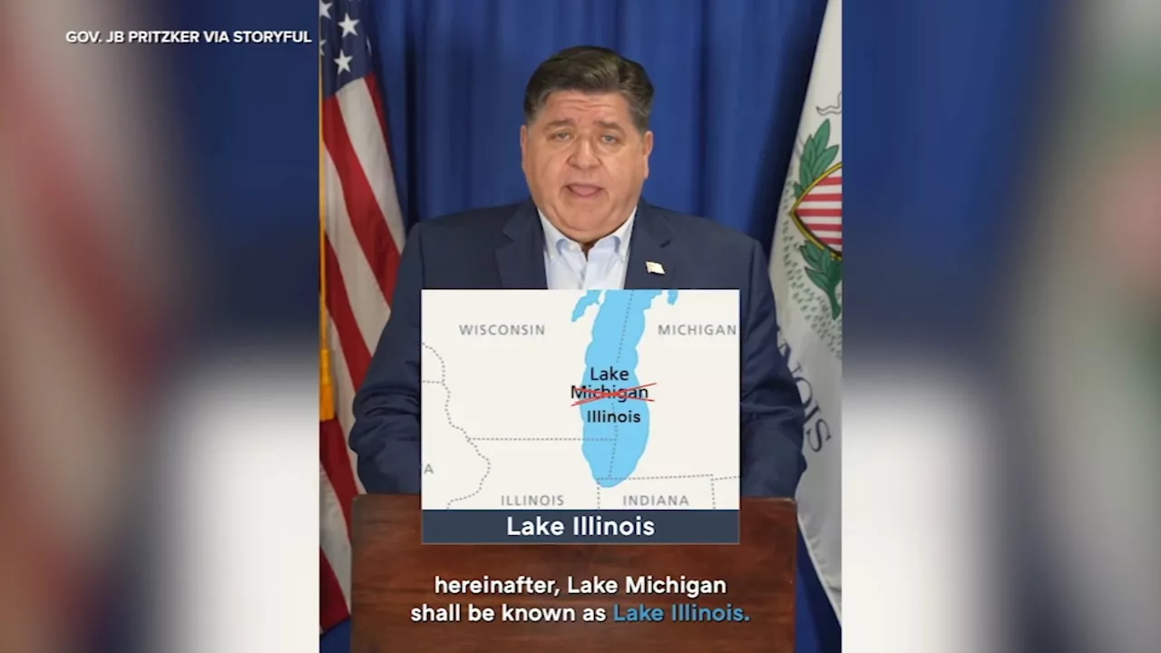 Pritzker 'Renames' Lake Michigan to Lake Illinois, Annexes Green Bay in Trump Jab