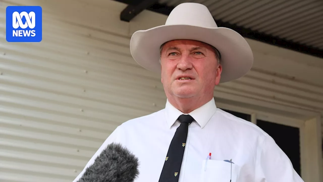 Federal politics live: Barnaby Joyce laughs off claim he has been banned from campaigning outside his electorate