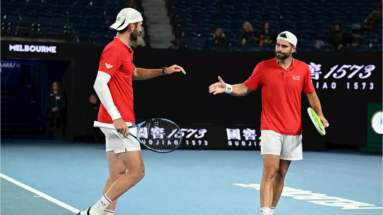 Bolelli e Vavassori trionfano a Rotterdam: d'azzurro il successo in doppio