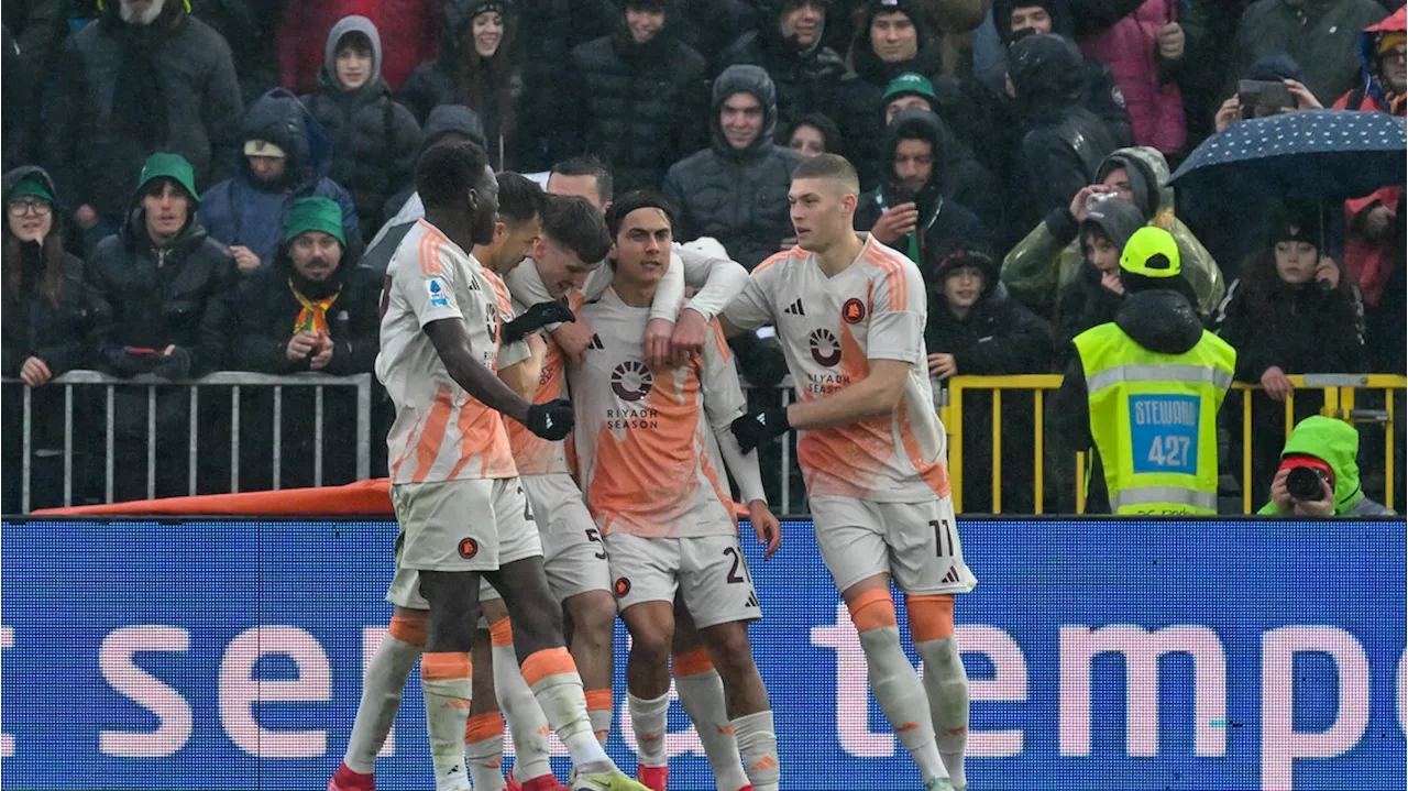 Serie A: Dybala torna al gol, la Roma batte il Venezia 1-0