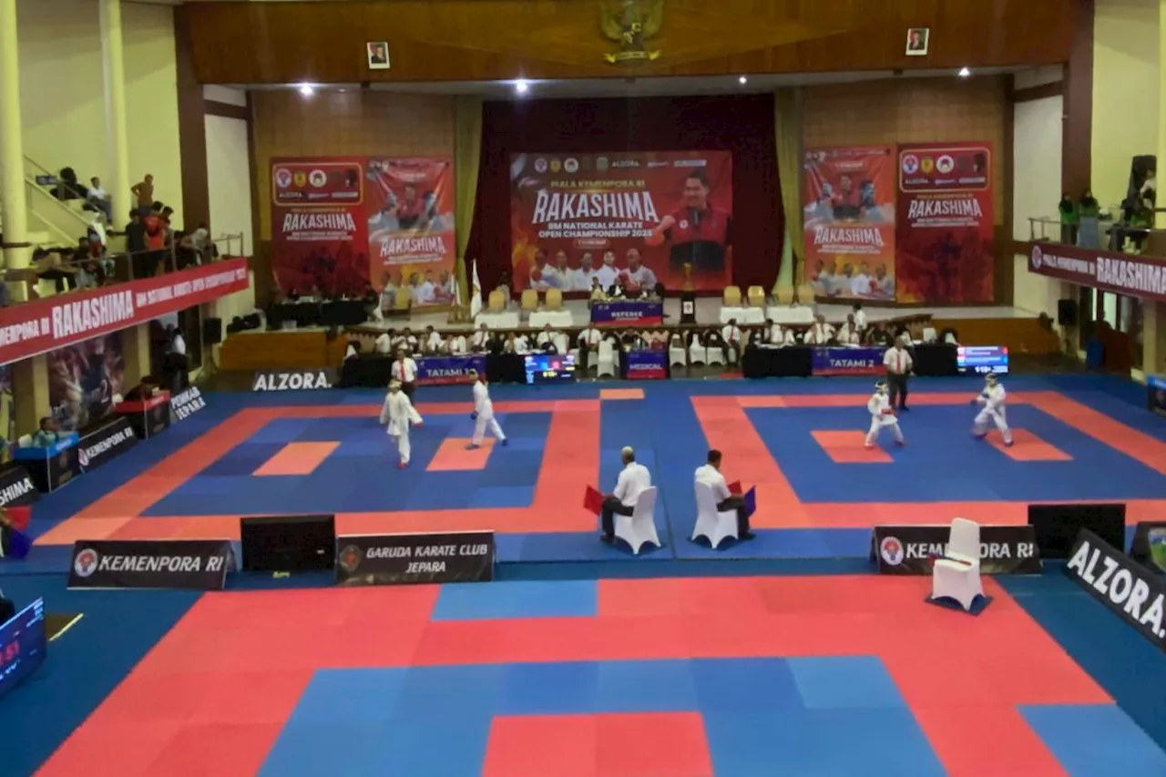 Lebih dari Seribu Atlet Karate Ramai Kejuaraan Nasional di Jepara