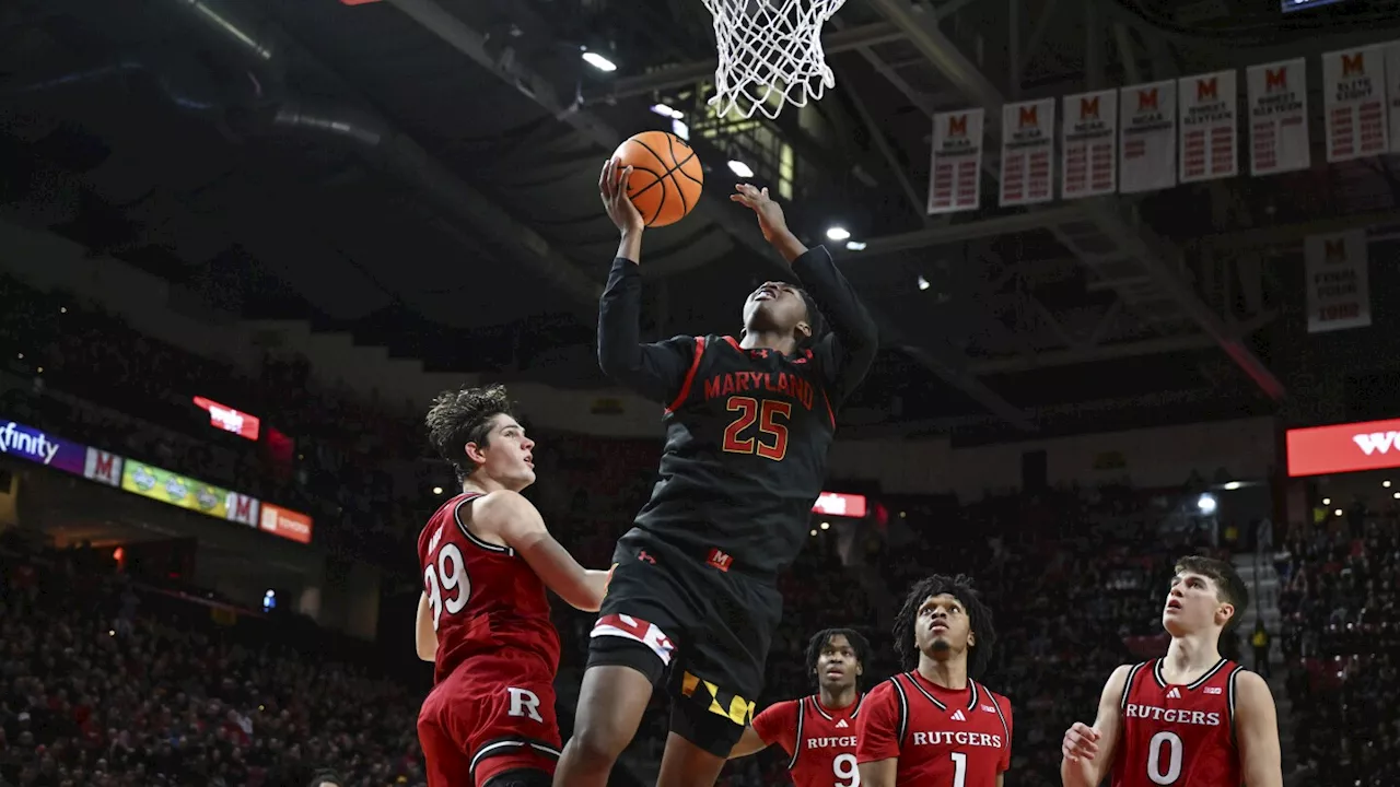 Maryland's Queen outshines Rutgers duo in a showdown of freshmen standouts