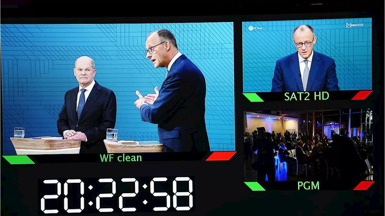 Scholz vs. Merz im TV-Duell: Wer konnte sich besser präsentieren?