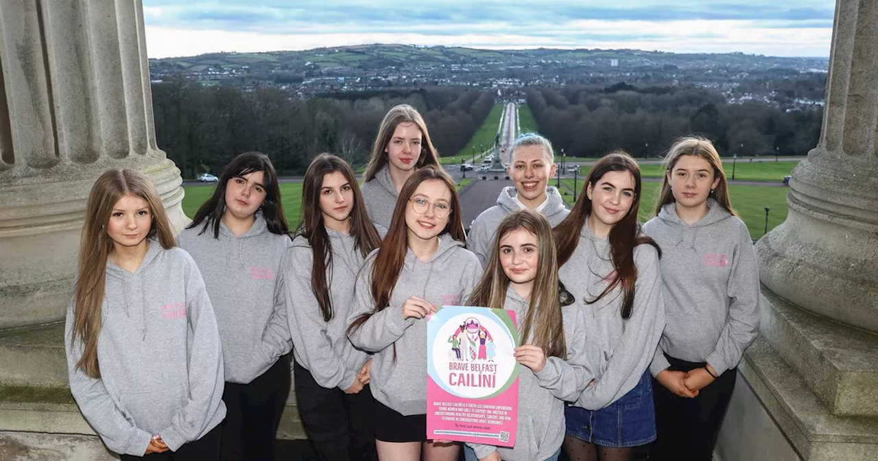 Belfast teens start campaign to teach young women about healthy relationships