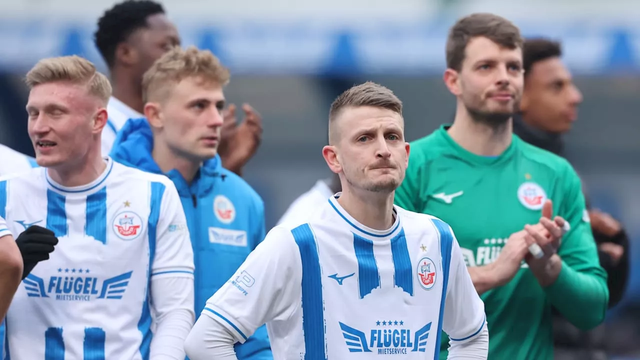 Hansa Rostock lässt Punkte liegen: 1:1 gegen Viktoria Köln