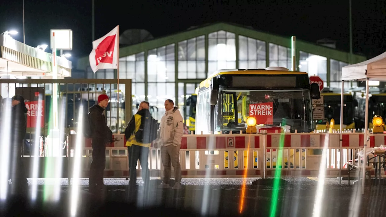 Berlin: Streik bei BVG an diesem Montag, keine U-Bahn, keine Tram