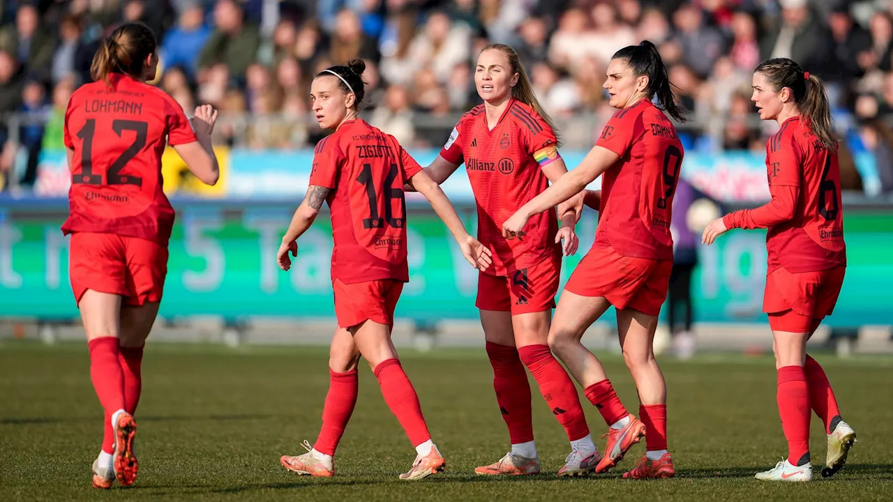 Frauenfußball-frauenbundesliga-tsg-hoffenheim-fc-bayern-frauen-fcb-frauen-mühen sich zu sieg