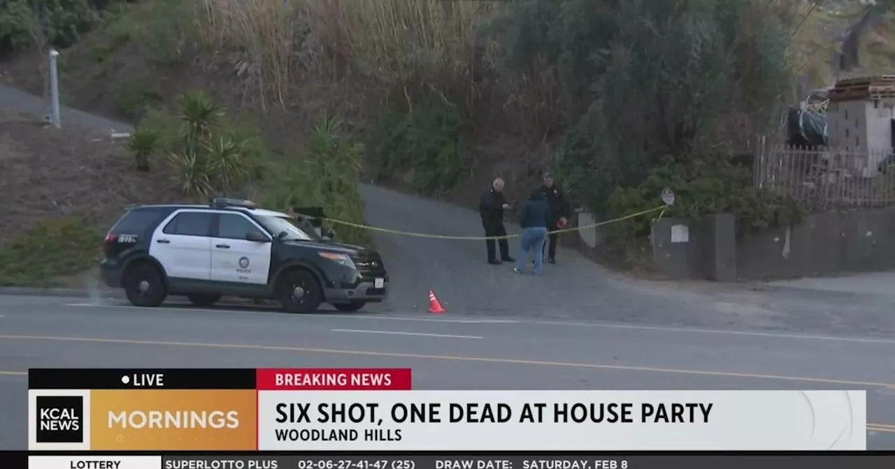 Gunman kills 16-year-old and injures five men at Woodland Hills house party