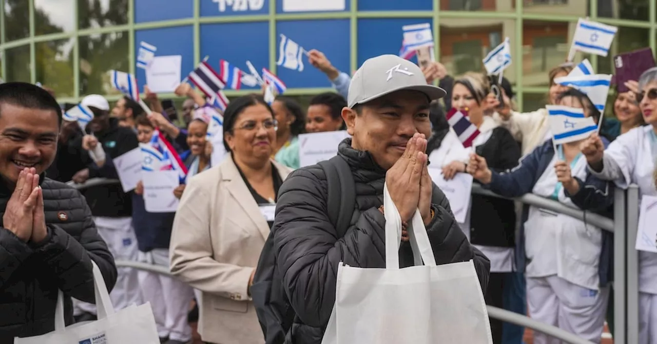 Thai Citizens Released from Hamas Captivity Depart Israel