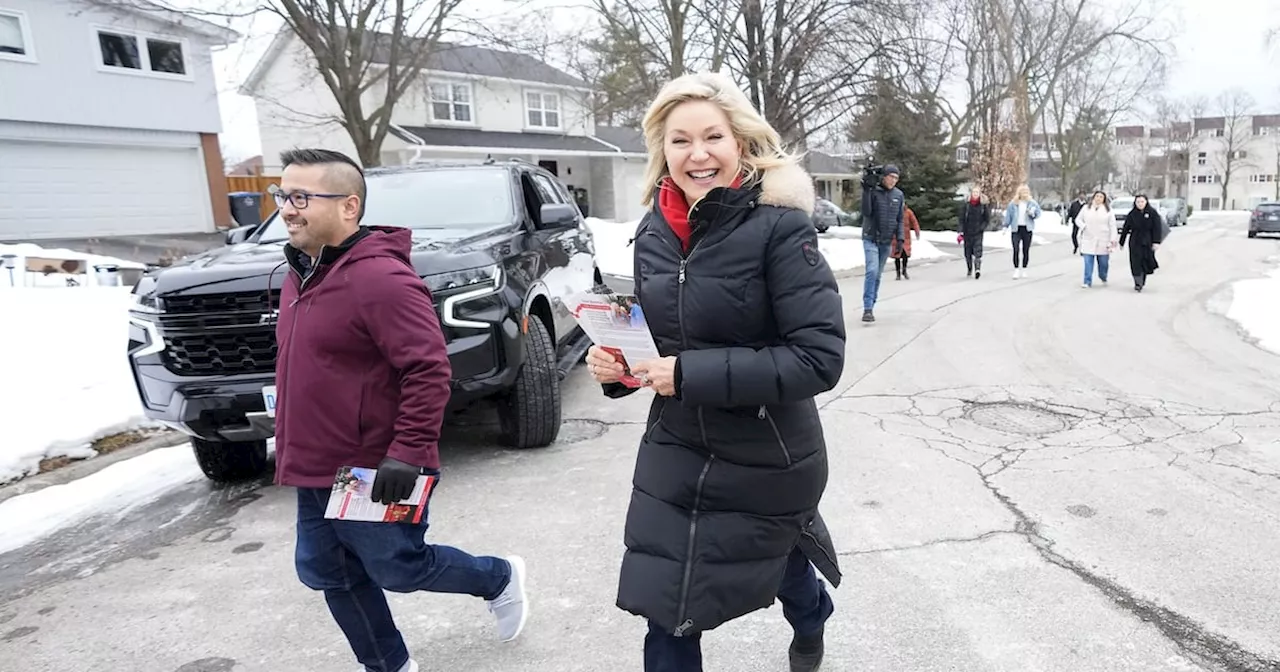 Liberal Leader Bonnie Crombie and Mississauga Councillor Alvin Tedjo Campaign in Mississauga