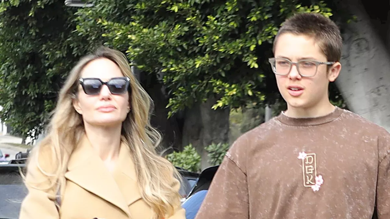 Angelina Jolie goes grocery shopping with son Knox, 16, after her glam appearance at Critics Choice...