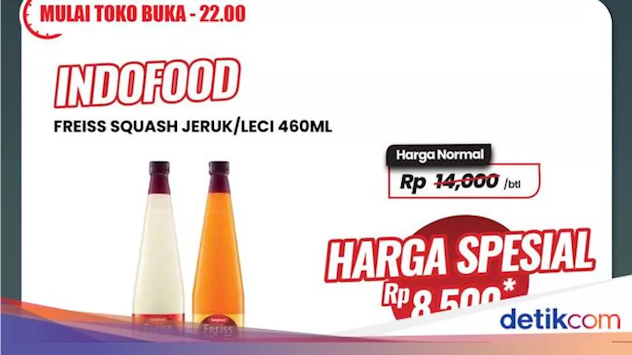 Aneka Sirup Banting Harga di Transmart Full Day Sale, Bisa buat Stok Buka Puasa