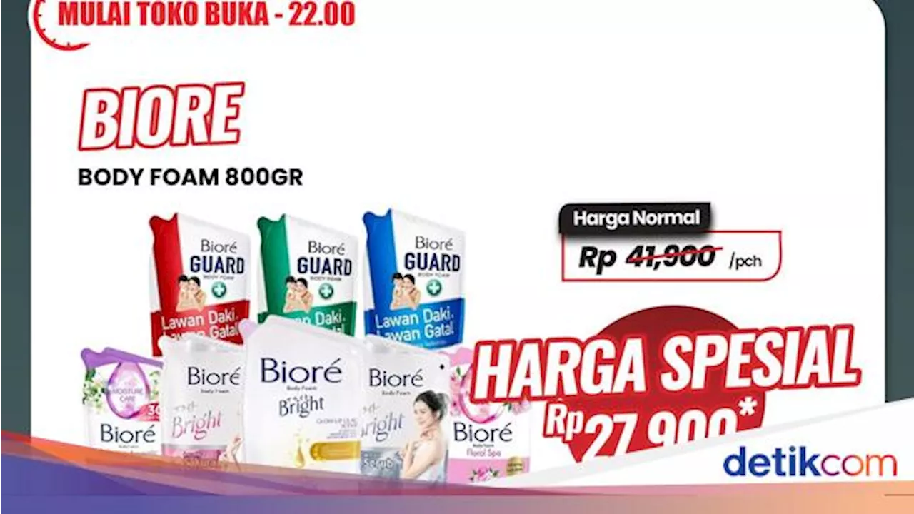 Beli Sabun Mandi di Transmart Full Day Sale Dapat Harga Spesial, Jadi Segini