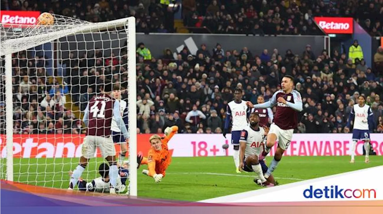 Hasil Piala FA: Aston Villa Kalahkan Tottenham 2-1