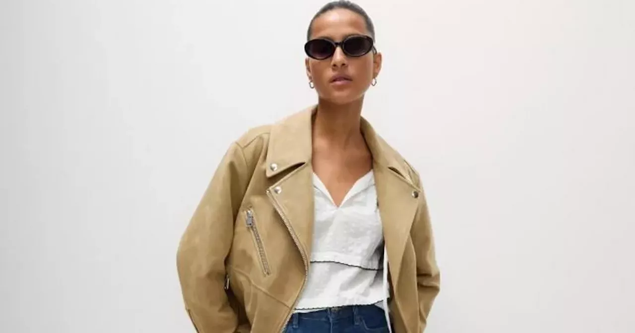 Marks & Spencer's Suedette Biker Jacket is a Spring Must-Have